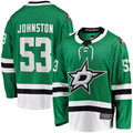 harde D.Stars #53 Wyatt Johnston Kelly Green Home Breakaway Player Jerseys