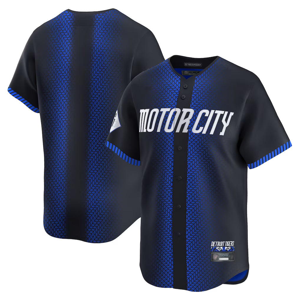 harde D.Tigers Navy City Connect Home Limited Blank Player Stitched Jerseys