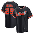 harde D.Tigers #29 Tarik Skubal Player Navy Home Game Stitched Jerseys