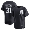 harde D.Tigers #31 Riley Greene Player Navy Home Limited Game Stitched Jerseys