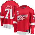 harde D.Red wings #71 Dylan Larkin Red 2023-24 Captain Breakaway Player Jerseys