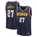harde D.Nuggets #27 Jamal Murray Navy Fast Break Replica Player Jerseys - Icon Edition