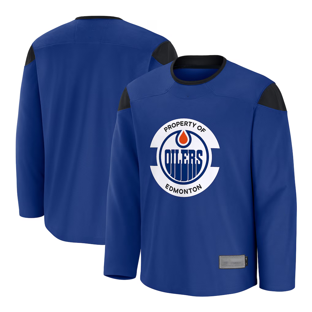 harde E.Oilers Royal Practice Jerseys