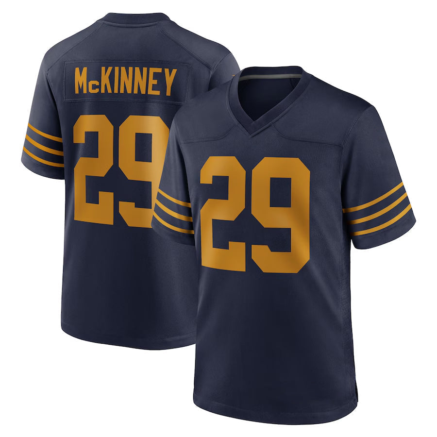 harde GB.Packers #29 Xavier McKinney Player Navy The 1923 Classic Game Stitched Jersey