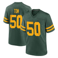 harde GB.Packers #50 Zach Tom Player Green Alternate Home Game Stitched Jerseys