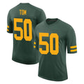harde GB.Packers #50 Zach Tom Player Green Alternate Vapor Home Game Stitched Jerseys