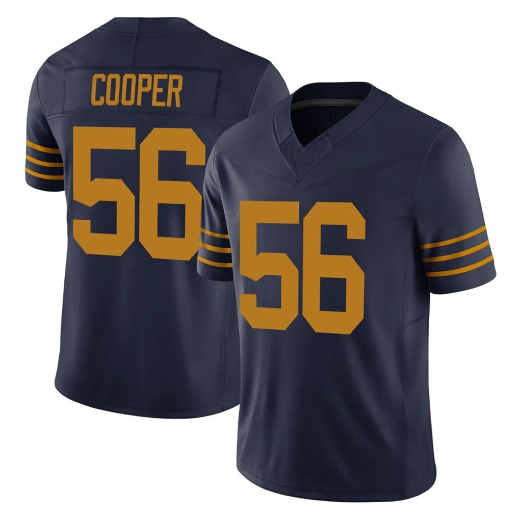 harde GB.Packers #56 Edgerrin Cooper Player Navy The 1923 Classic Vapor F.U.S.E. Home Game Stitched Jerseys