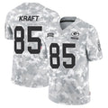 harde GB.Packers #85 Tucker Kraft Player Arctic Camo Salute to Service Stitched Jerseys
