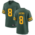 harde GB.Packers #8 Josh Jacobs Player Green Home Replica Stitched Jerseys