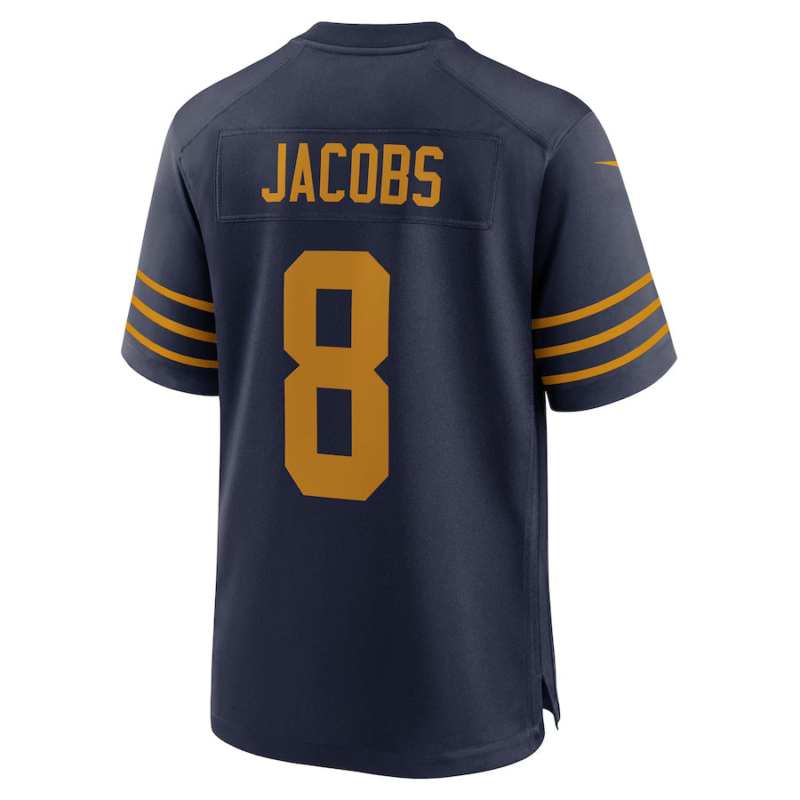 harde GB.Packers #8 Josh Jacobs Player Navy The 1923 Classic Game Stitched Jerseys