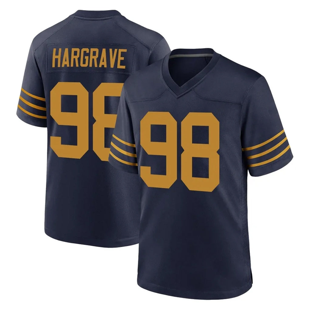 harde GB.Packers #98 Javon Hargrave Player Navy The 1923 Classic Home Game Stitched Jerseys