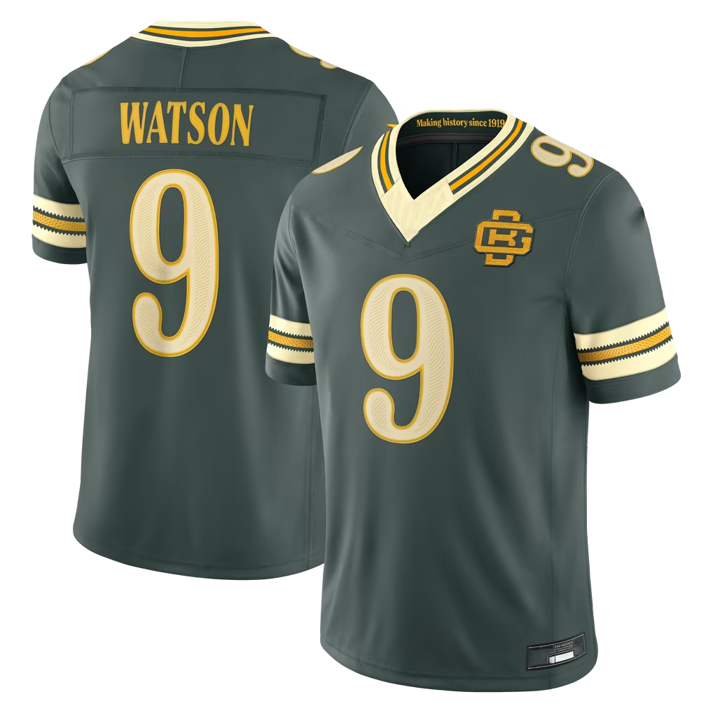 harde GB.Packers #9 Christian Watson Green 2026 Rivalries Collection Limited Stitched Jerseys