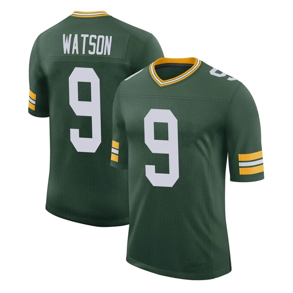 harde GB.Packers #9 Christian Watson Player Green Limited Classic Home Game Stitched Jerseys