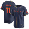 harde H.Astros #11 Cam Smith Player Navy City Connect Home Limited Stitched Jerseys