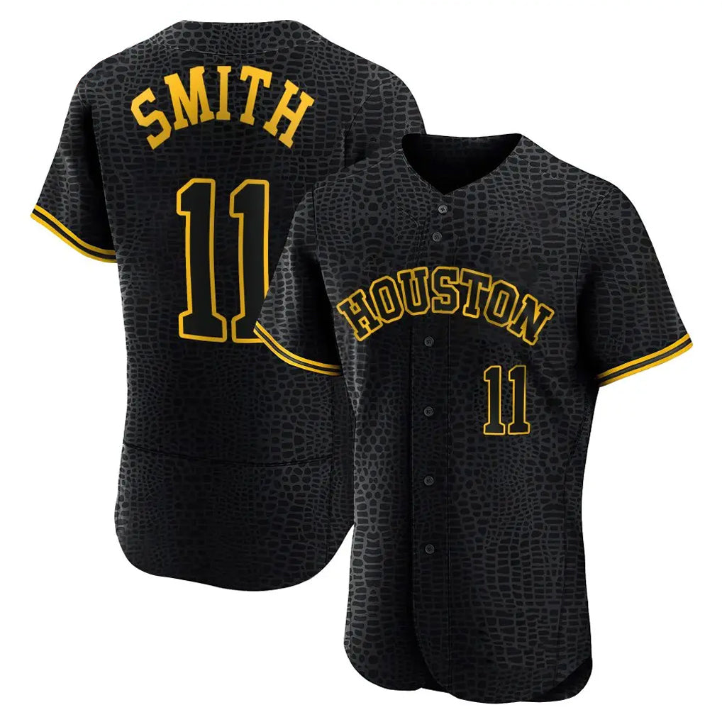 harde H.Astros #11 Cam Smith Player Snake Skin City Limited Elite Home Stitched Jerseys