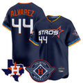 harde H.Astros #44 Yordan Alvarez Player Navy City Connect Texas Patch Vapor Premier Limited Home Stitched Jerseys