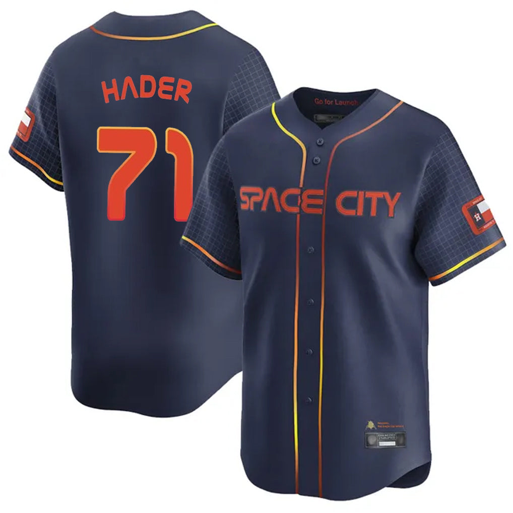 harde H.Astros #71 Josh Hader Player Navy City Connect Limited Home Stitched Jerseys