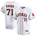 harde H.Astros #71 Josh Hader Player White Home Limited Stitched Jerseys
