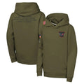 harde H.Texans Olive Salute to Service Pullover Hoodies Limited Blank Player Stitched Jerseys