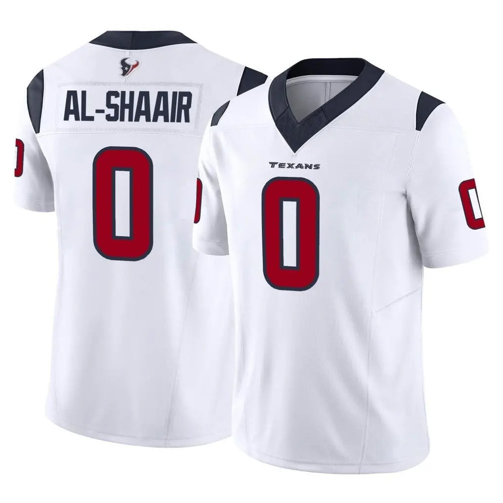 harde H.Texans #0 Azeez Al-Shaair Player White Limited Vapor F.U.S.E. Home Game Stitched Jerseys