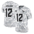 harde H.Texans #12 Nico Collins Player Arctic Camo Salute To Service Limited Game Stitched Jerseys
