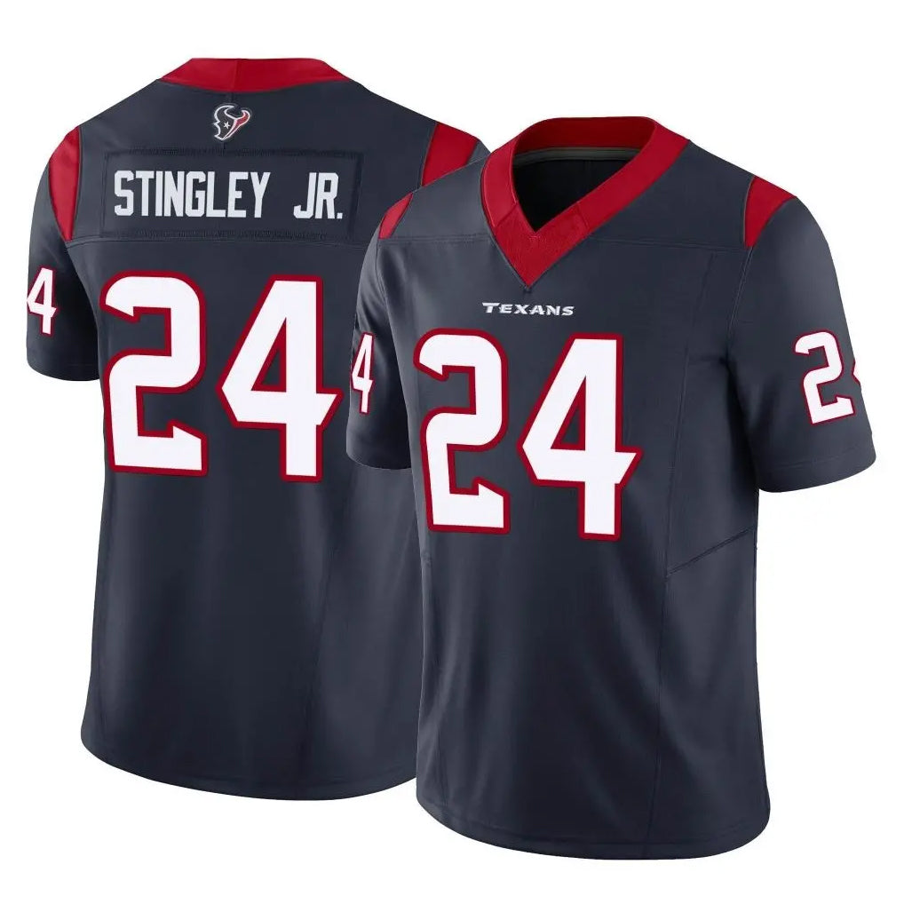 harde H.Texans #24 Derek Stingley Jr. Player Navy Limited Vapor F.U.S.E. Home Game Stitched Jerseys
