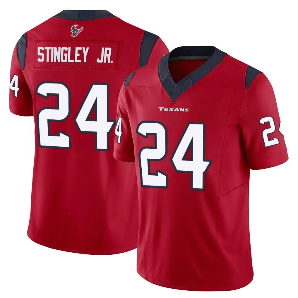harde H.Texans #24 Derek Stingley Jr. Player Red Limited Vapor F.U.S.E. Home Game Stitched Jerseys