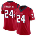 harde H.Texans #24 Derek Stingley Jr. Player Red Limited Vapor F.U.S.E. Home Game Stitched Jerseys