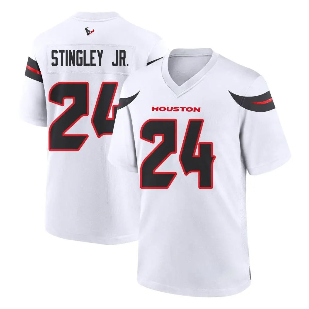 harde H.Texans #24 Derek Stingley Jr. Player White Home Game Stitched Jerseys