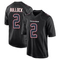 harde H.Texans #2 Calen Bullock Player Black Fashion Home Game Stitched Jerseys