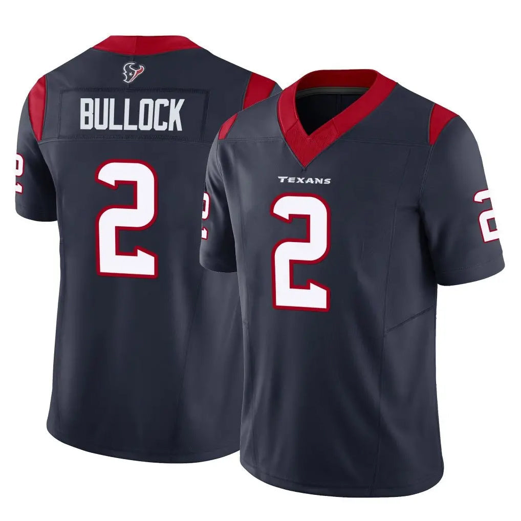 harde H.Texans #2 Calen Bullock Player Navy Limited Vapor F.U.S.E. Home Game Stitched Jerseys
