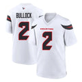 harde H.Texans #2 Calen Bullock Player White Home Game Stitched Jerseys