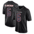 harde H.Texans #6 Reed Blankenship Player Black Fashion Home Game Stitched Jerseys