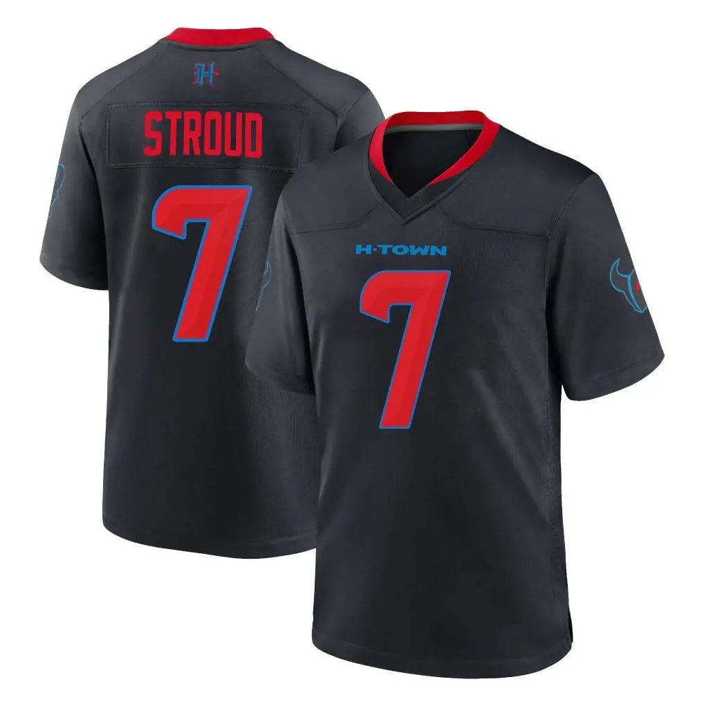 harde H.Texans #7 CJ Stroud Player Navy 2nd Alternate Home Game Stitched Jerseys