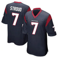 harde H.Texans #7 CJ Stroud Player Navy Home Game Stitched Jerseys