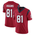 harde H.Texans #81 Jayden Higgins Player Red Limited Vapor Untouchable Home Game Stitched Jerseys