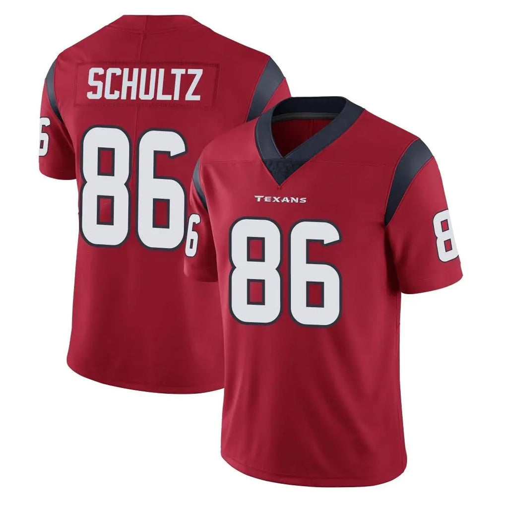 harde H.Texans #86 Dalton Schultz Player Red Limited Vapor Untouchable Home Game Stitched Jerseys
