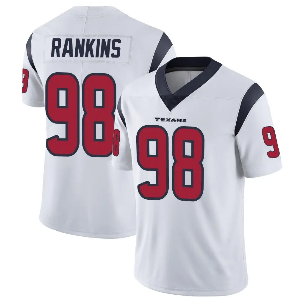 harde H.Texans #98 Sheldon Rankins Player White Limited Vapor Untouchable Home Game Stitched Jerseys