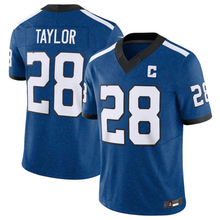 harde IN.Colts #28 Jonathan Taylor Blue Vapor F.U.S.E. Limited Jersey American Stitched Jerseys