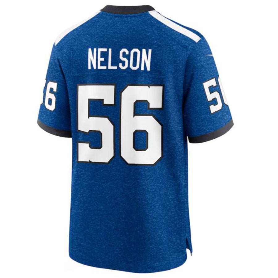 harde IN.Colts #56 Quenton Nelson Royal Indiana Nights Alternate Game Jersey American Stitched Jerseys