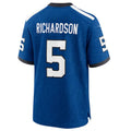 harde IN.Colts #5 Anthony Richardson Royal Indiana Nights Alternate Game Jersey American Stitched Jersey