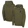 harde IN.Colts Olive Salute to Service Pullover Hoodies Limited Blank Player Stitched Jerseys