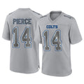 harde IN.Colts #14 Alec Pierce Player Gray Atmosphere Fashion Home Game Stitched Jerseys