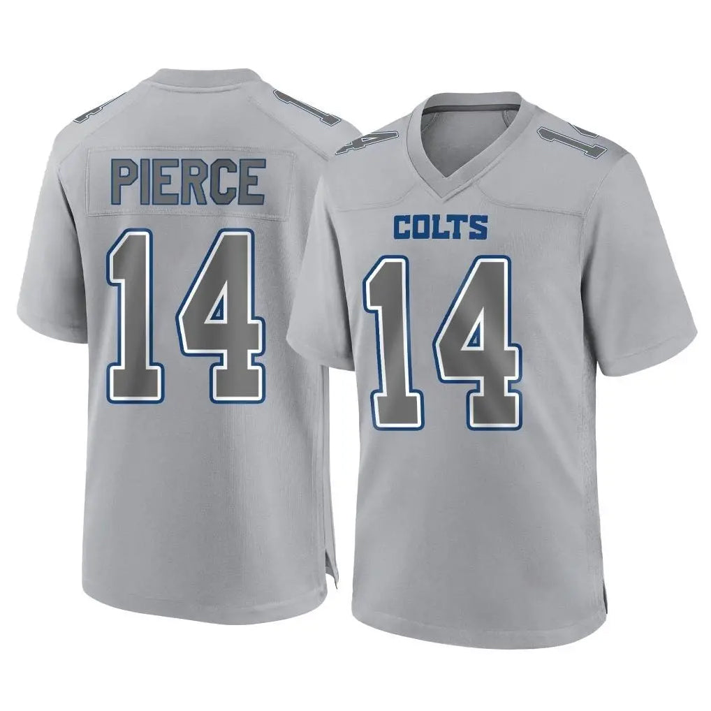 harde IN.Colts #14 Alec Pierce Player Gray Atmosphere Fashion Home Game Stitched Jerseys