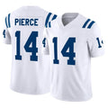 harde IN.Colts #14 Alec Pierce Player White Limited Vapor F.U.S.E. Home Game Stitched Jerseys