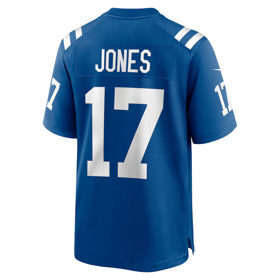 harde IN.Colts #17 Daniel Jones Player Royal Home Game Stitched Jerseys