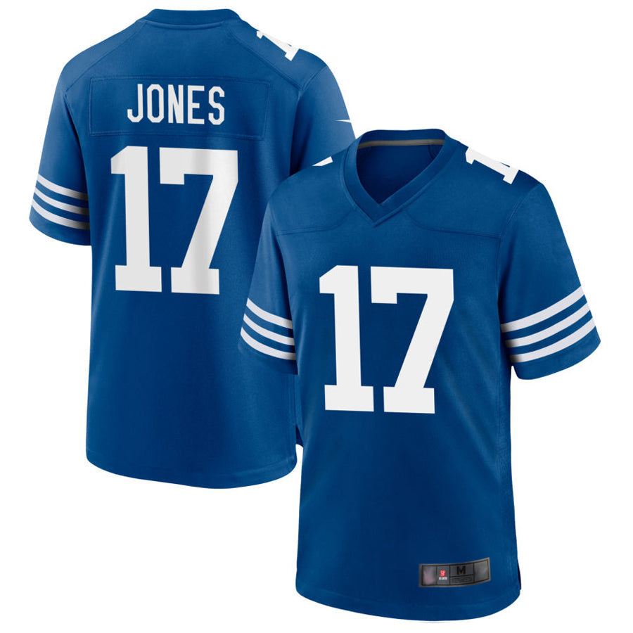 harde IN.Colts #17 Daniel Jones Player Royal Limited Game Stitched Jerseys