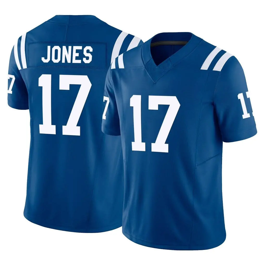 harde IN.Colts #17 Daniel Jones Player Royal Limited Vapor F.U.S.E. Home Game Stitched Jerseys