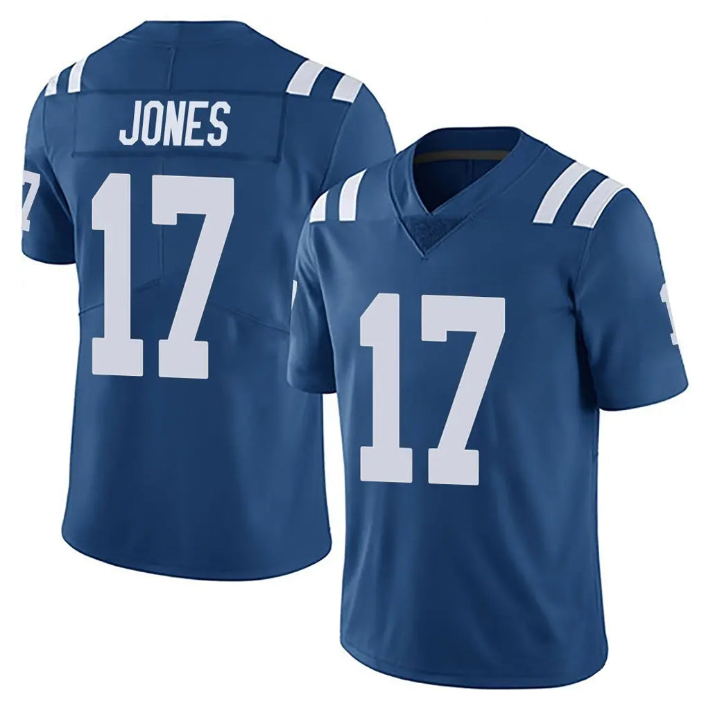 harde IN.Colts #17 Daniel Jones Player Royal Limited Vapor Untouchable Home Game Stitched Jerseys