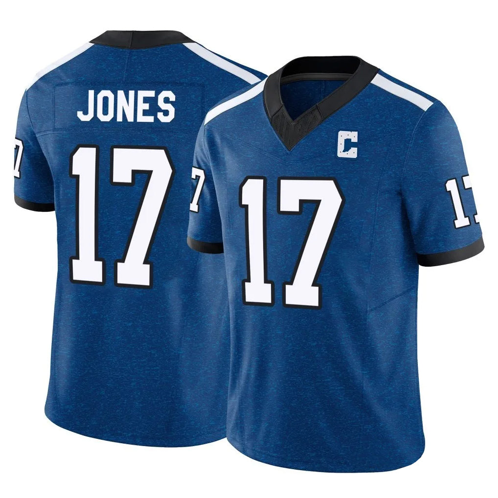 harde IN.Colts #17 Daniel Jones Player Royal Vapor F.U.S.E. Limited Stitched Jerseys